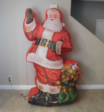 Gemmy Airblown Inflatable 7 Ft Lighted Photoreal Santa with Bag of Presents picture