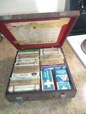 Vintage Heavy Duty First Aid Kit Metal Box picture