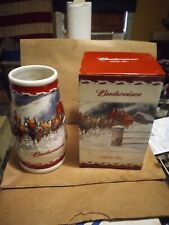 2010 Budweiser Holiday Stein New IN Box picture