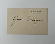 Grace Coolidge Autograph picture