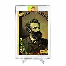 JULES VERNE Holographic Card 2023 GleeBeeCo Holo Figures #J531 Encased Gold 1/1 picture