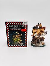 Vtg 1995 Spooky Hollow Lighted Porcelain Hotel Halloween House Ghost “ NO CORD” picture