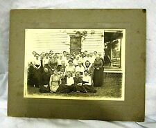 Antique Early 20th Century Cabinet Photo Women's Ladies' Sunday School Class picture