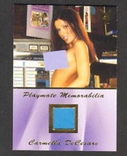 CARMELLA DeCESARE PLAYMATE MEMORABILIA SWATCH CARD PLAYBOY UPDATE 2014 picture