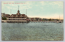 Edgewood Yacht Club Narragansett Bay Rhode Island c1920 Postcard - Unposted picture