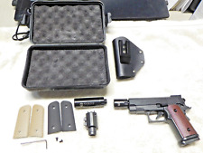 OPS M.R.P. 45 Cal Luxury Pistol Gun Shape Jet Torch Lighter w/Case & Attachments picture
