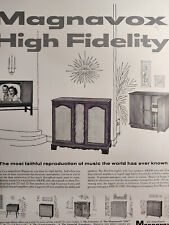 1956 Esquire Original Art Ad Advertisement MAGNAVOX High Fidelity picture