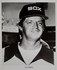 1970s Chicago White Sox Clay Carroll Pitcher Baseball Vintage Press Photo picture
