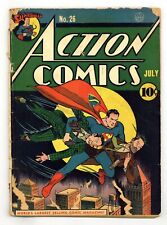 Action Comics #26 FR 1.0 1940 picture