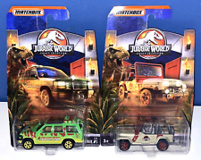 2017 Matchbox Jurassic World '93 Ford Explorer & Jeep Wrangler Diecast MOC Park picture