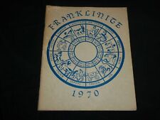 1970 FRANKLINITE FRANKLIN SCHOOL YEARBOOK - NEW JERSEY - J 6844 picture
