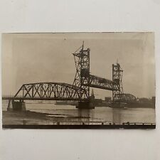 Antique Real Photo Postcard Bridge RPPC picture