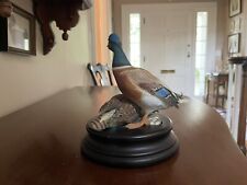 Kaiser Porcelain Vintage Duck Pair Figurine with Stand #522 Made in W. Germany picture