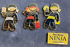 2011 New Jersey Ninjas Destination Imagination NJDI DI Trading Pins 4 Pcs picture