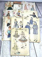 Vintage Sewing Pattern 1930s 1940s Lot Advance Simplicity Womens Girls Fashion picture