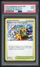 Pokemon Champions Festival SWSH296 World Championship London 2022 French PSA 9 picture