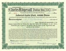 Charles H. Ingersoll Dollar Pen Co. - Stock Certificate - General Stocks picture