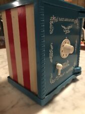 Vintage Early American Safe with combination picture