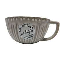 HANDCRAFTED  in Portugal Ceramic Jumbo Tea Cup ~ Coffee Mug ~ 2.5