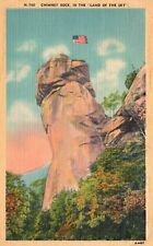 Postcard NC Chimney Rock Land of the Sky Posted 1944 Linen Vintage PC G7239 picture