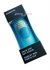 Starbucks Glacier Blue Ombre Studded Ornament Keychain 2023 Cold Cup New picture