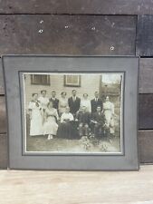 Vintage Black And White Family Photo  picture