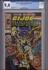 G.I. Joe and the Transformers#3 CGC 9.4 1987 Marvel Comics picture