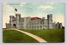 Postcard 65th Regiment Armory Buffalo New York NY, Antique g7 picture