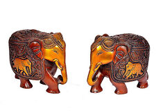 Indian Traditional Brass Royal Elephant Figurine Showpiece For Home Decoration picture