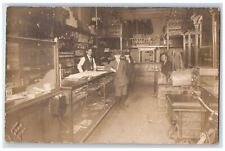 1910's Men's Tailor Store Interior Shop Watches RPPC Photo Postcard picture
