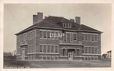 C93/ Alma Nebraska Ne Real Photo RPPC Postcard 1908 High School Building picture