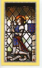 St. Joan Of Arc - Relic Laminated Holy Card - Blessed by Pope Francis  picture