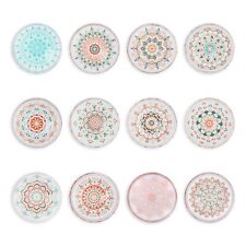 12 Pcs Round Flower Pattern Magnet for Refrigerator Magnets for Fridge Cute D... picture