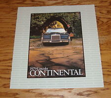 Original 1979 Lincoln Continental Deluxe Sales Brochure 79 Town Car picture
