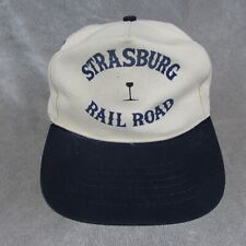 Vintage Hat Strasburg Railroad Pennsylvania Twill Snapback Adjustable Trains picture