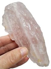 Rose Quartz Crystal Natural Rough Stone 216.1 grams. Lapidary picture