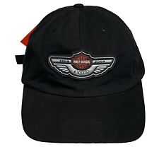 Vintage Harley Davidson Hat 100th Year Anniversary Baseball Cap 2003 Black NOS picture