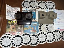 Vintage Sawyer’s View Master 3-D Lot of 2 Viewers and   25 Slide Reels Themed picture