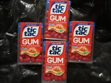 Tic Tac Gum Watermelon 4 sealed Collector Packs 56 Pieces of tic tac gum in each picture
