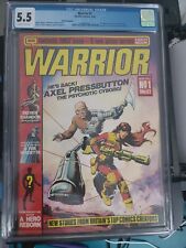 WARRIOR #1 (1982) CGC 5.5 OW/W FIRST APPEARANCE OF MARVELMAN & V FOR VENDETTA picture