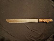 Antique Indian Trade Knife. Large 14 Inches Bowie Knife  picture