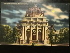 Vintage Postcard 1930-1945 The Handley Library Winchester Virginia picture