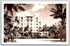 Royal Hawaiian Hotel Honolulu HI Postcard RPPC Scenic Landscape View picture