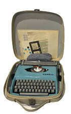 Vintage 1960's CONSUL 231.2 Portable Typewriter & Leather Carrying Case.  picture