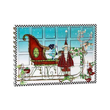 MACKENZIE CHILDS Patience Brewster Dash Away Wood Advent Calendar Christmas NEW picture