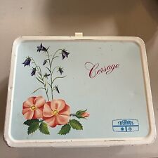 Corsage metal lunchbox No Thermos Rare Vintage picture