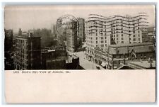 1906 Birds Eye View Exterior Building Atlanta Georgia Vintage Antique Postcard picture