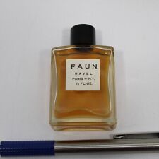 Vintage Faun Perfume by Ravel Full Bottle - Paris and NY 1/2 FL oz -1950's? picture