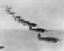 Northrop A-17 Aircraft Formation from 17th Attack Group  8x10 WWII Photo 98a picture