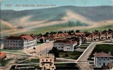Vintage Postcard Fort Yellowstone Yellowstone Park WY Wyoming 1915         G-092 picture